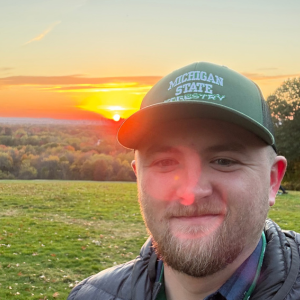 Parker Hopkins, a Ph.D. candidate in the Department of Forestry